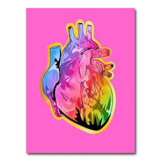 AUTO-MOCKUP WHITE | RED HEART | 1 Piece | Gallery Wrap Canvas | group=3x4