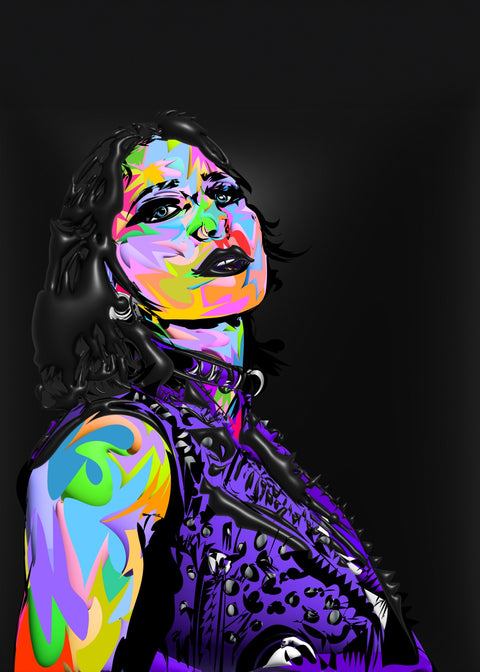 RHEA RIPLEY FACE Wall Art