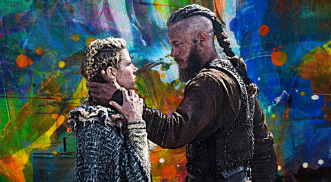 Ragnar & Lagertha Wall Art