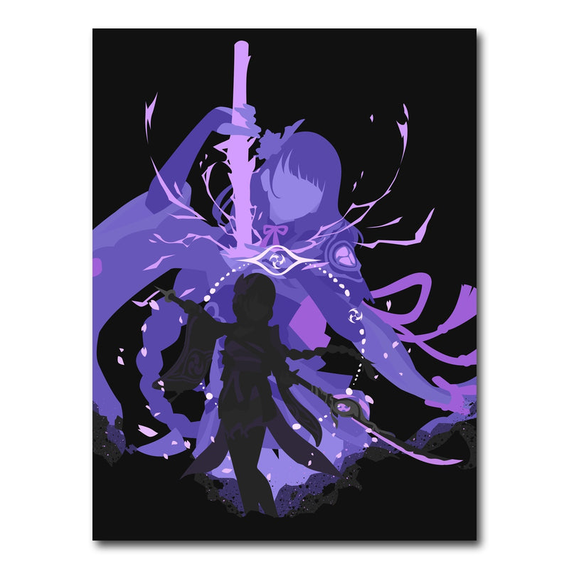 AUTO-MOCKUP WHITE | Raiden Shogun | 1 Piece | Gallery Wrap Canvas | group=3x4
