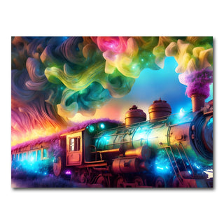 AUTO-MOCKUP WHITE | Rainbow Railways | 1 Piece | Gallery Wrap Canvas | group=4x3
