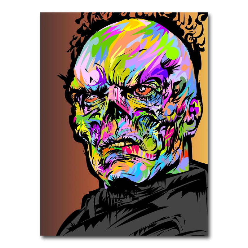 AUTO-MOCKUP WHITE | Red Skull Color | 1 Piece | Gallery Wrap Canvas | group=3x4
