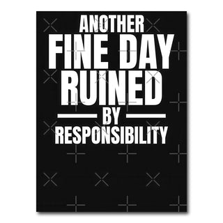 AUTO-MOCKUP WHITE | Responsibility | 1 Piece | Gallery Wrap Canvas | group=3x4