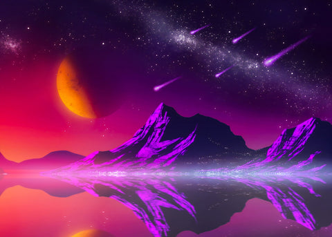 Retro Comets Wall Art