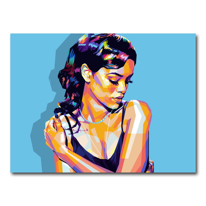 AUTO-MOCKUP WHITE | Rihanna | 1 Piece | Gallery Wrap Canvas | group=4x3