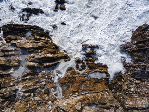 Rock and Sea Wall Art