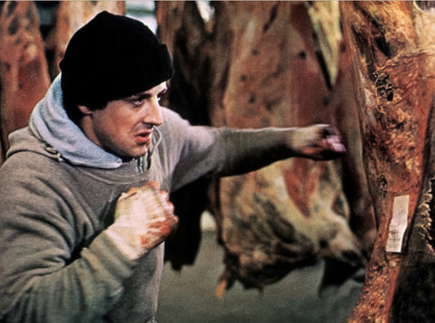 Rocky Punching Meat Wall Art