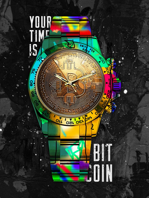 Rolex bitcoin Wall Art