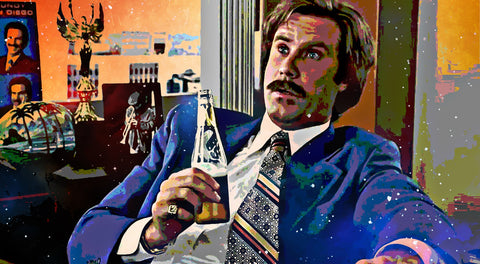 Ron Burgundy Wall Art