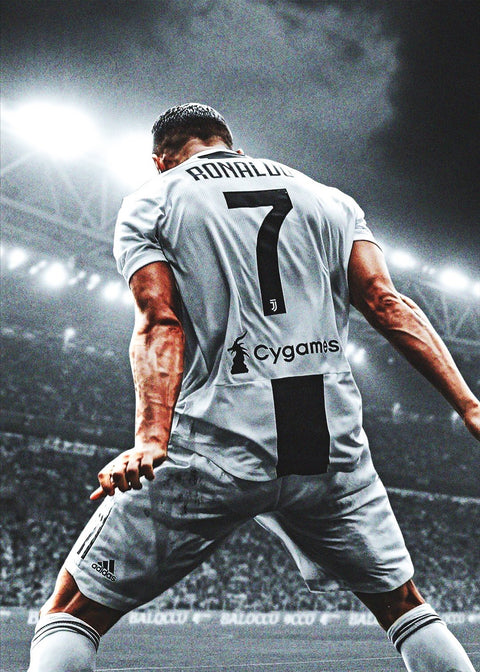 Ronaldo Number 7 Wall Art