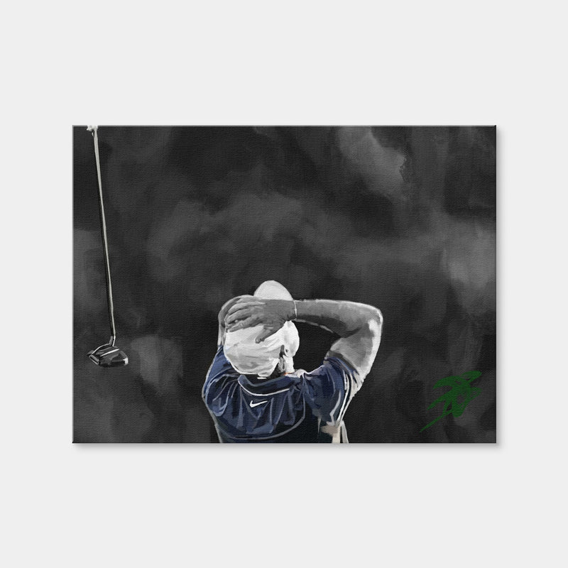 AUTO-MOCKUP WHITE | Rory Wins the Masters | 1 Piece | Gallery Wrap Canvas | group=4x3