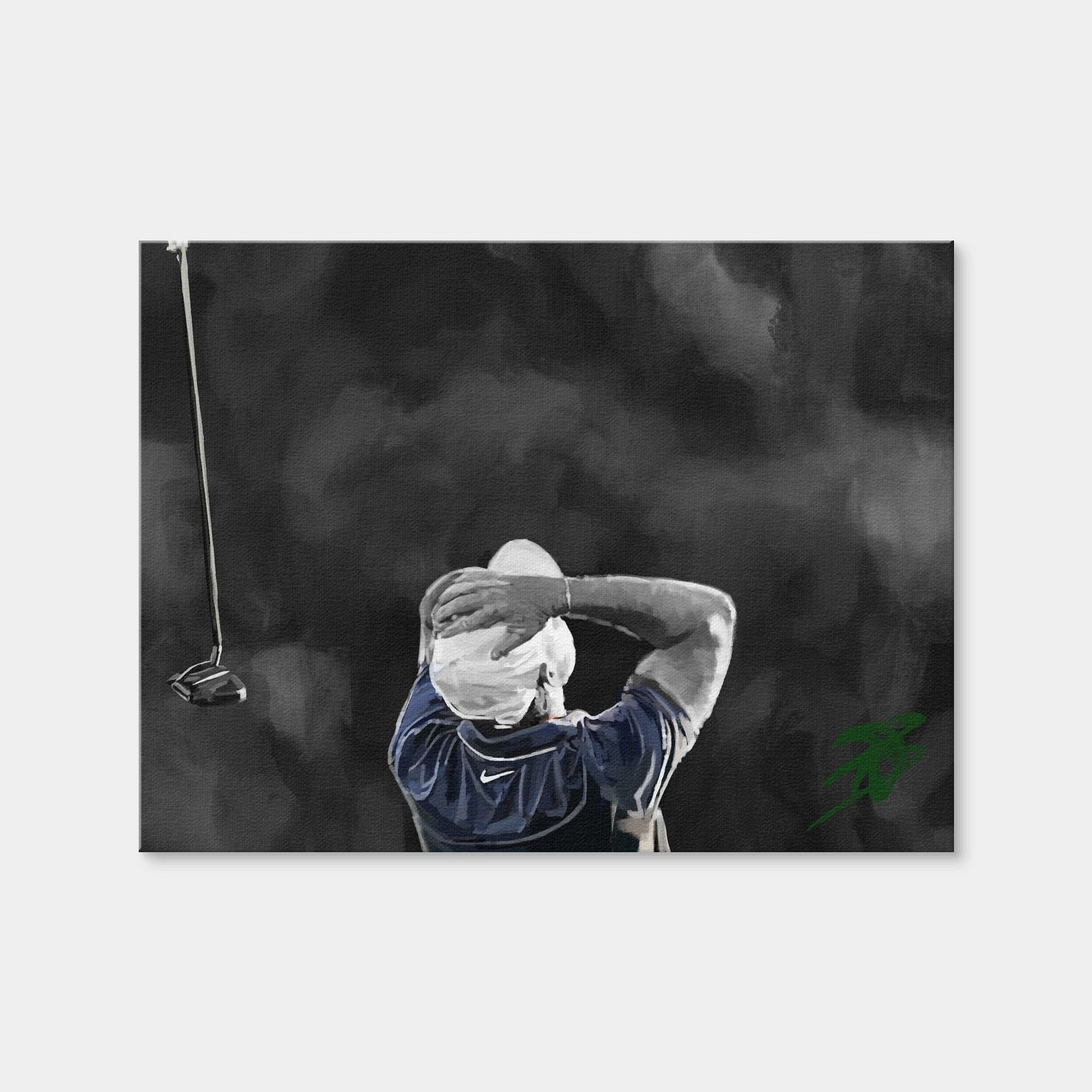 AUTO-MOCKUP WHITE | Rory Wins the Masters | 1 Piece | Gallery Wrap Canvas | group=4x3