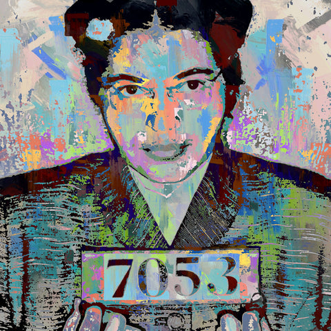 Rosa Parks Mugshot Wall Art