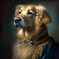 Royal Pets Golden Retriever Wall Art