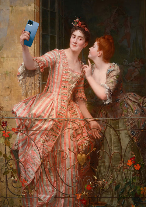 Royal Selfie Wall Art