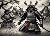 Samurai Battlefield Wall Art
