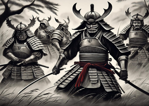 Samurai Battlefield Wall Art
