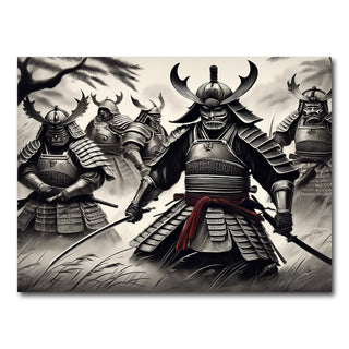 AUTO-MOCKUP WHITE | Samurai Battlefield | 1 Piece | Gallery Wrap Canvas | group=4x3