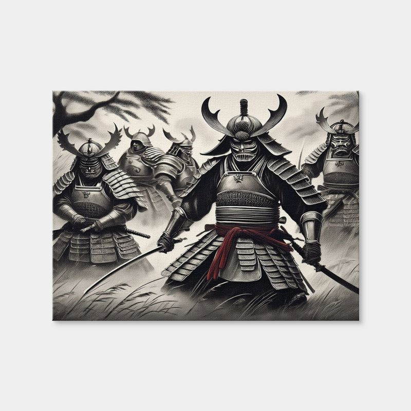 AUTO-MOCKUP WHITE | Samurai Battlefield | 1 Piece | Gallery Wrap Canvas | group=4x3