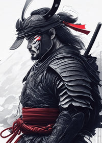 Samurai Dark Wall Art