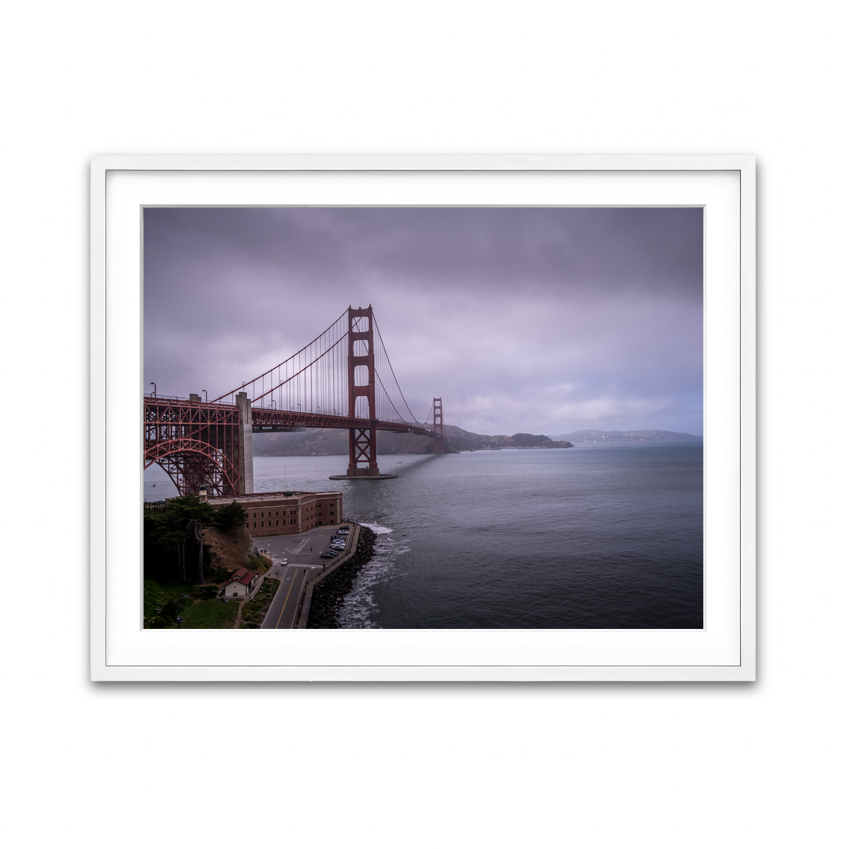 Framed Print 4x3 White