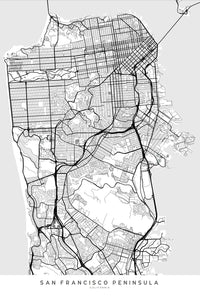 San Francisco Peninsula Wall Art