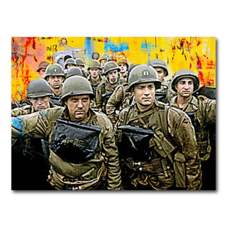 AUTO-MOCKUP WHITE | Saving Private Ryan Abstract | 1 Piece | Gallery Wrap Canvas | group=4x3