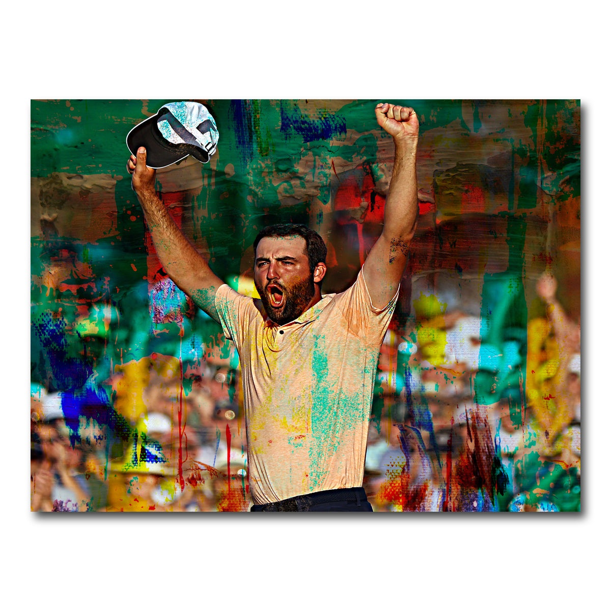 AUTO-MOCKUP WHITE | Scottie Scheffler | 1 Piece | Gallery Wrap Canvas | group=4x3