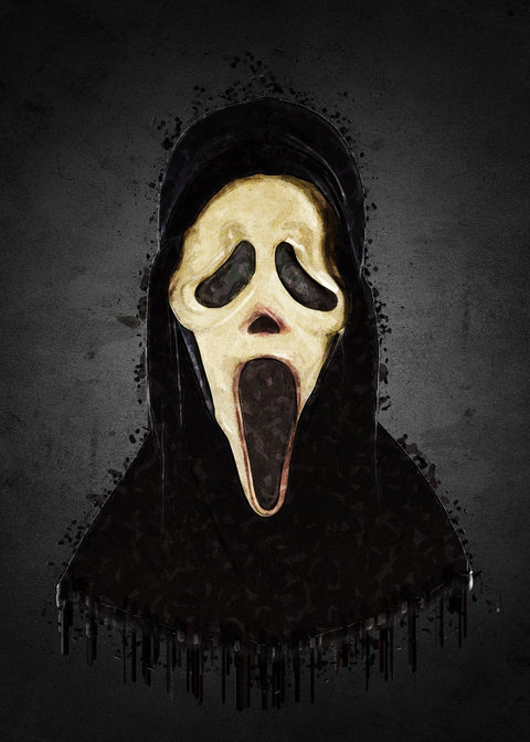 Scream Portrait Wall Art