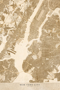 Sepia New York City Wall Art