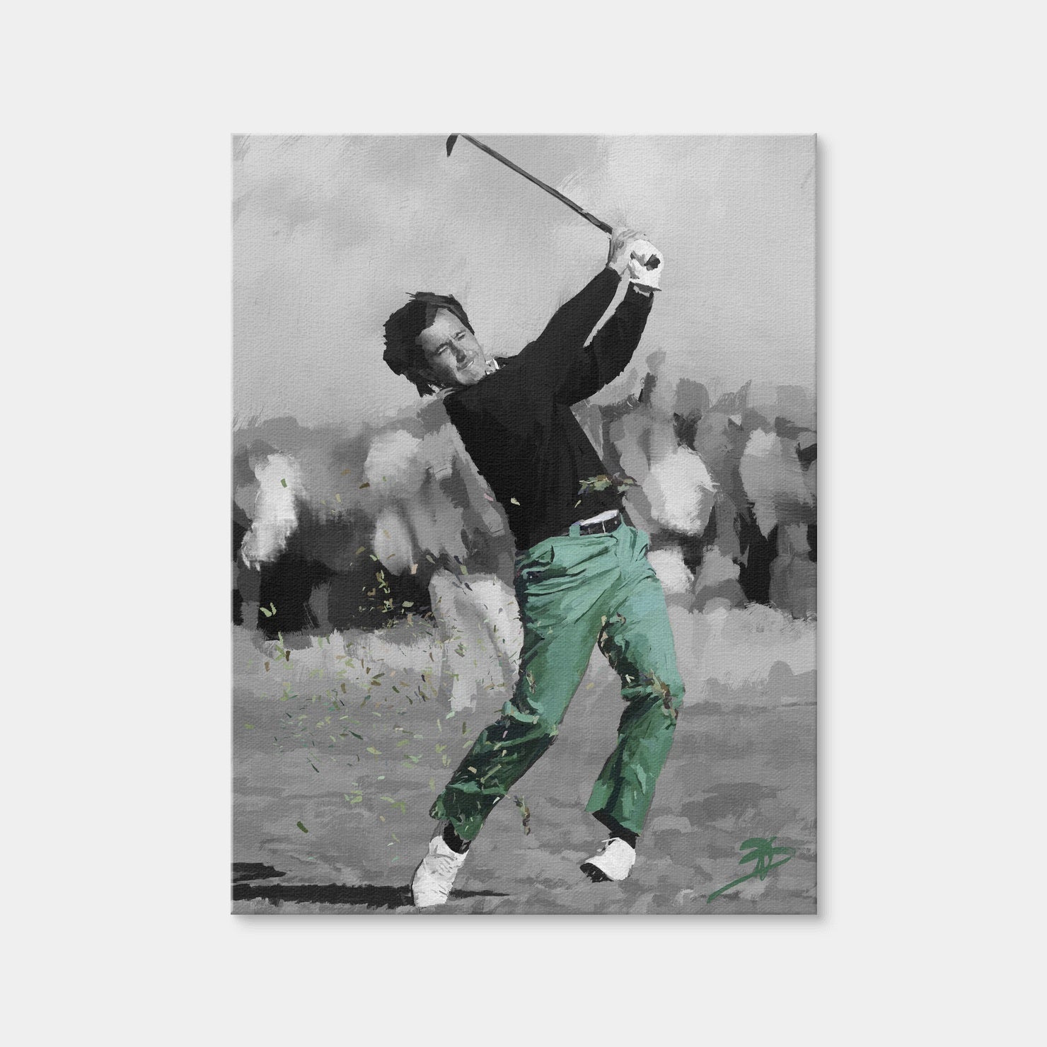 AUTO-MOCKUP WHITE | Seve Ballesteros | 1 Piece | Gallery Wrap Canvas | group=3x4