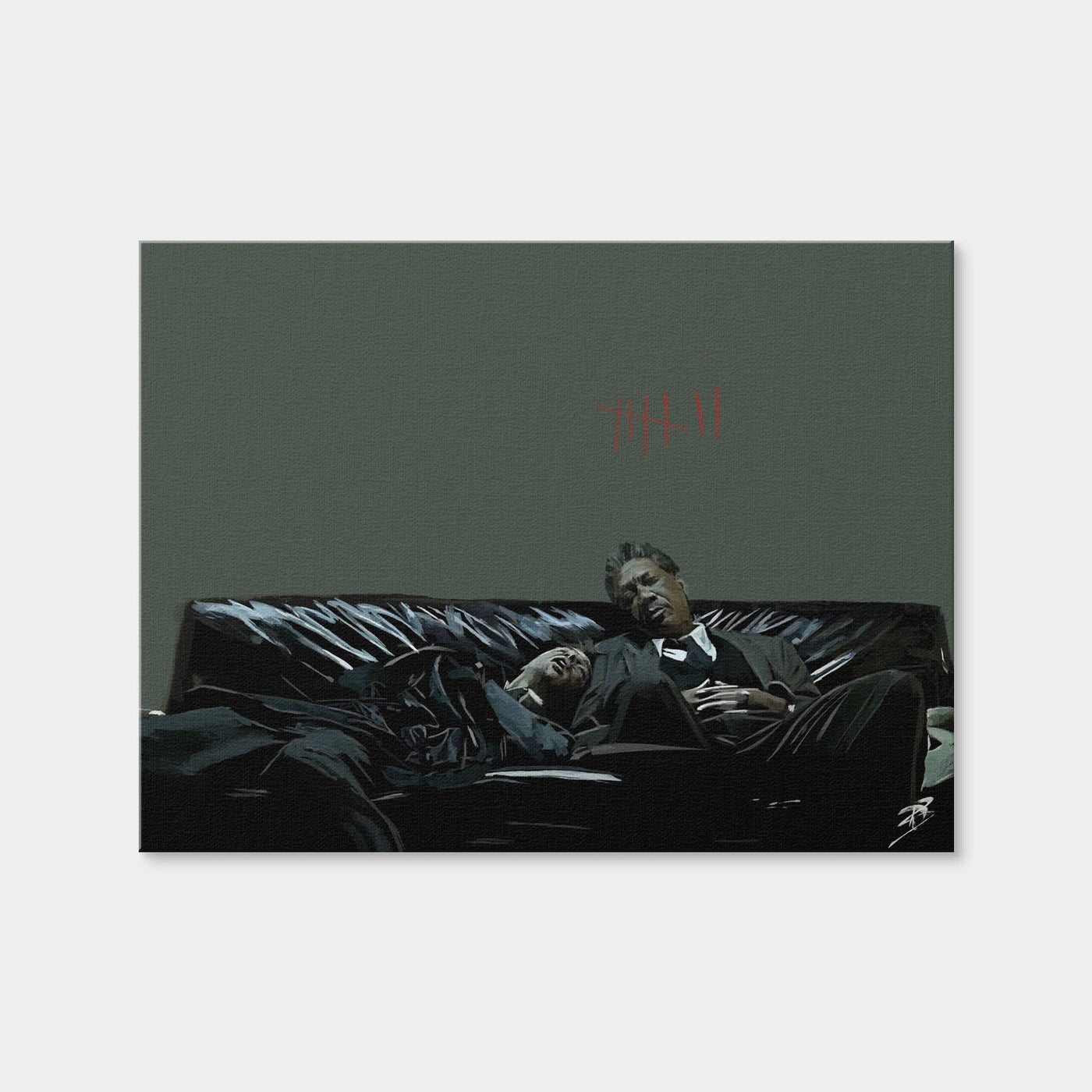 AUTO-MOCKUP WHITE | Seven - Asleep on the Job | 1 Piece | Gallery Wrap Canvas | group=4x3