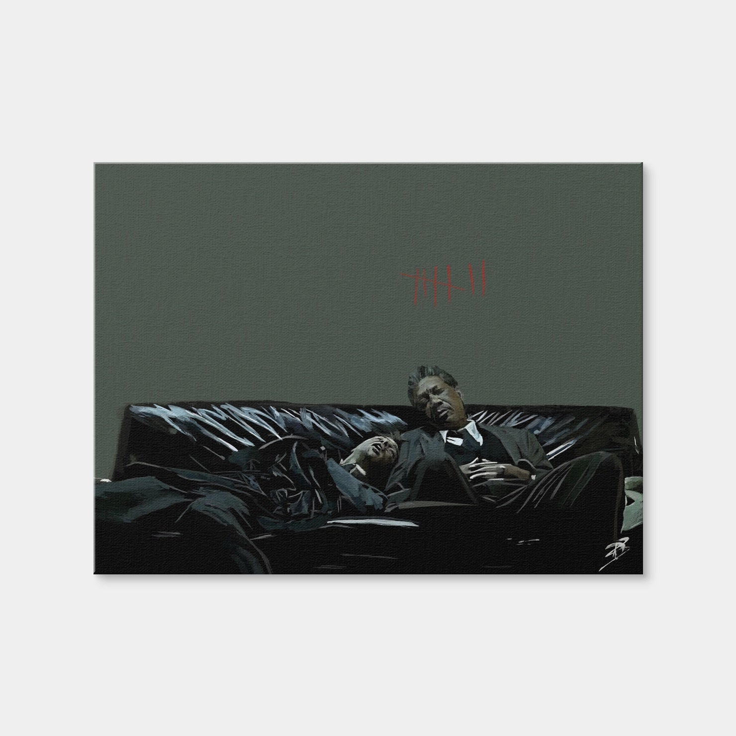 AUTO-MOCKUP WHITE | Seven - Asleep on the Job | 1 Piece | Gallery Wrap Canvas | group=4x3