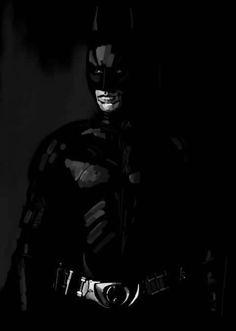 Shadow Dark Knight Wall Art
