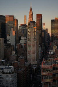 Shadow on NYC Skyline Wall Art