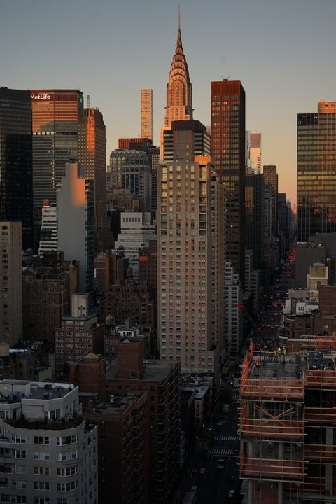 Shadow on NYC Skyline Wall Art
