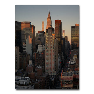 AUTO-MOCKUP WHITE | Shadow on NYC Skyline | 1 Piece | Gallery Wrap Canvas | group=3x4