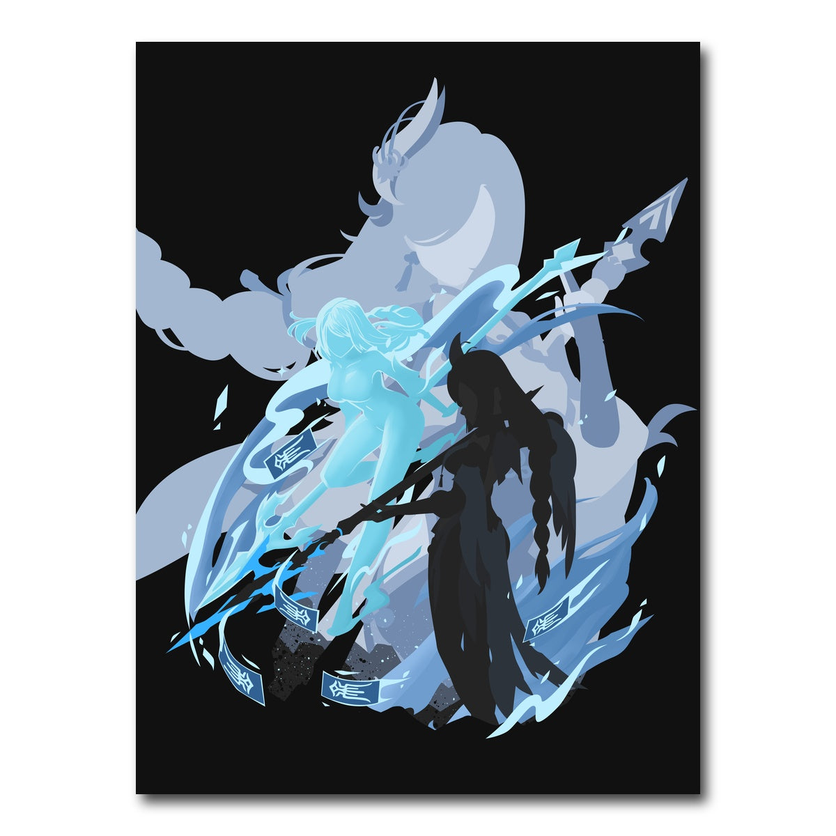 AUTO-MOCKUP WHITE | Shenhe | 1 Piece | Gallery Wrap Canvas | group=3x4