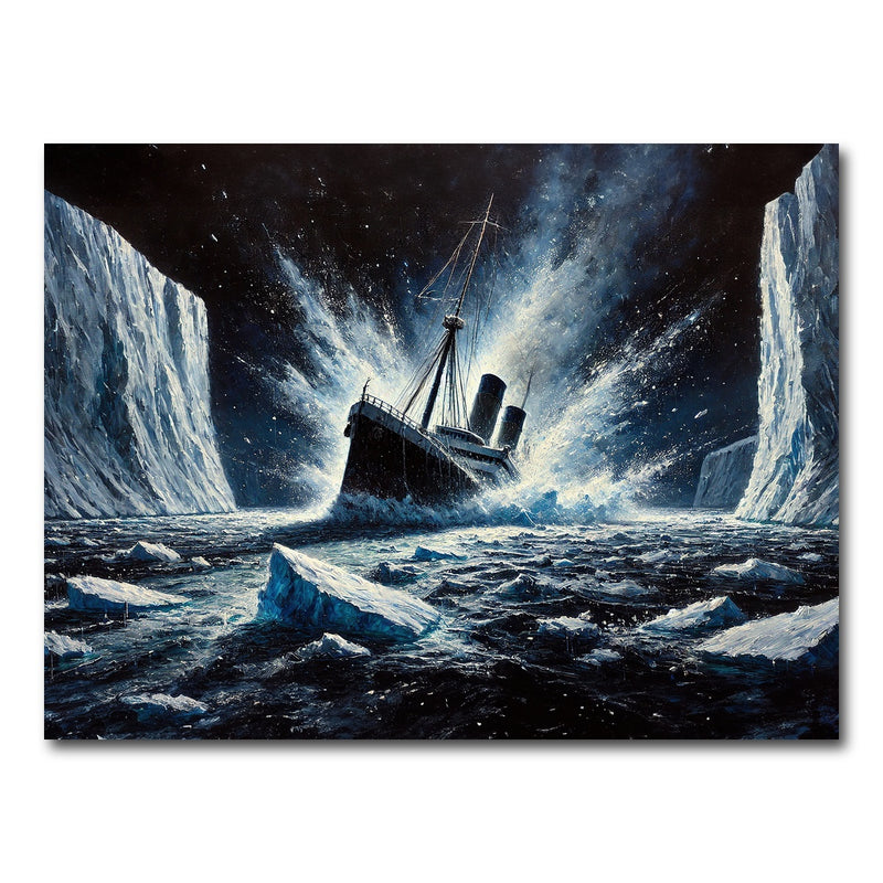 AUTO-MOCKUP WHITE | Ship Iceberg | 1 Piece | Gallery Wrap Canvas | group=4x3