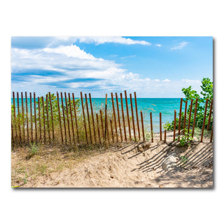 AUTO-MOCKUP WHITE | Shoreline with Fence in Evanston | 1 Piece | Gallery Wrap Canvas | group=4x3