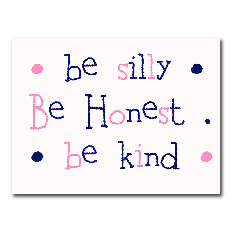 AUTO-MOCKUP WHITE | Silly Honest Kind Kids | 1 Piece | Gallery Wrap Canvas | group=4x3