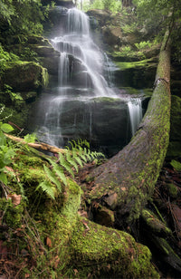 Silver Glow Falls Wall Art