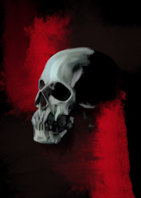 Skull Still Life Wall Art