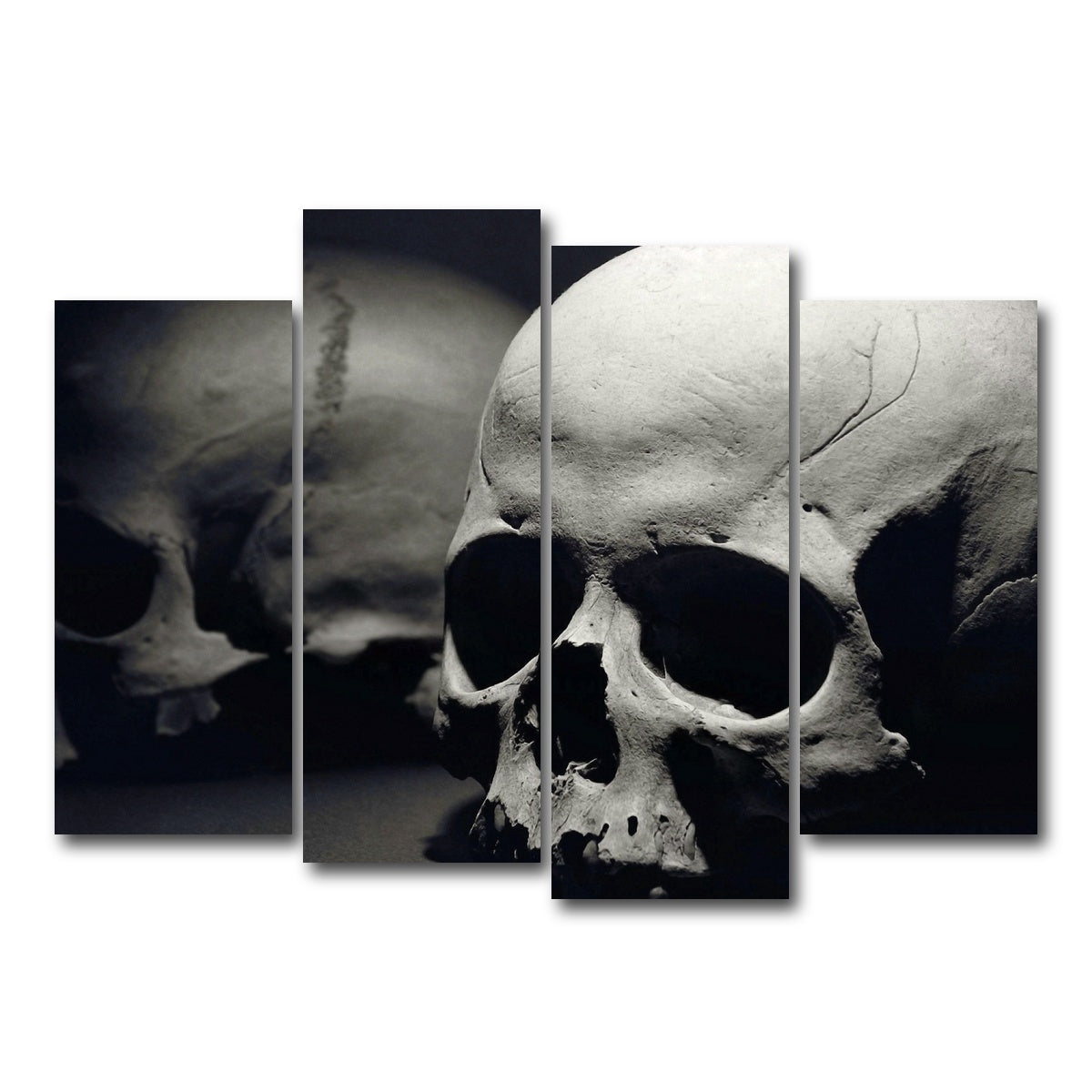 AUTO-MOCKUP WHITE | Skulls | 4 Piece | Gallery Wrap Canvas | group=4_normal