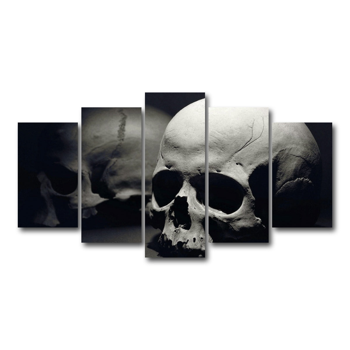 AUTO-MOCKUP WHITE | Skulls | 5 Piece | Gallery Wrap Canvas | group=5_normal