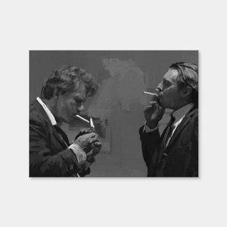 AUTO-MOCKUP WHITE | Smoking Dogs | 1 Piece | Gallery Wrap Canvas | group=4x3