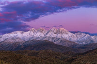 Snow Clad Four Peaks Mountain Wall Art