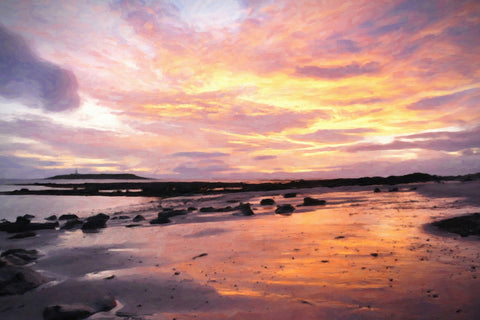 Soft Golden Sunrise Wall Art