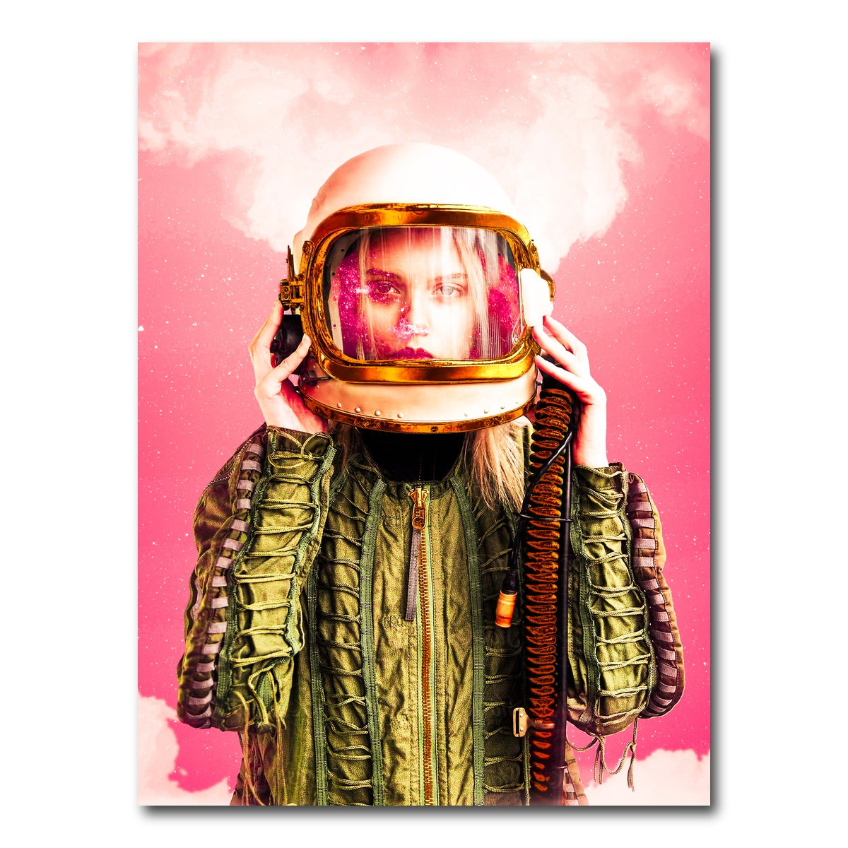 AUTO-MOCKUP WHITE | Space Girl | 1 Piece | Gallery Wrap Canvas | group=3x4