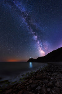 Space Lighthouse Wall Art